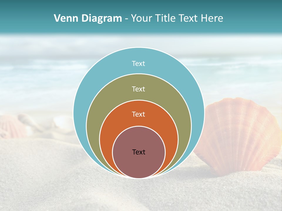 Blue Relaxation Ocean PowerPoint Template