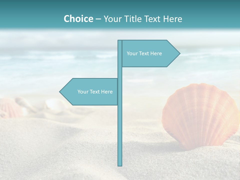 Blue Relaxation Ocean PowerPoint Template