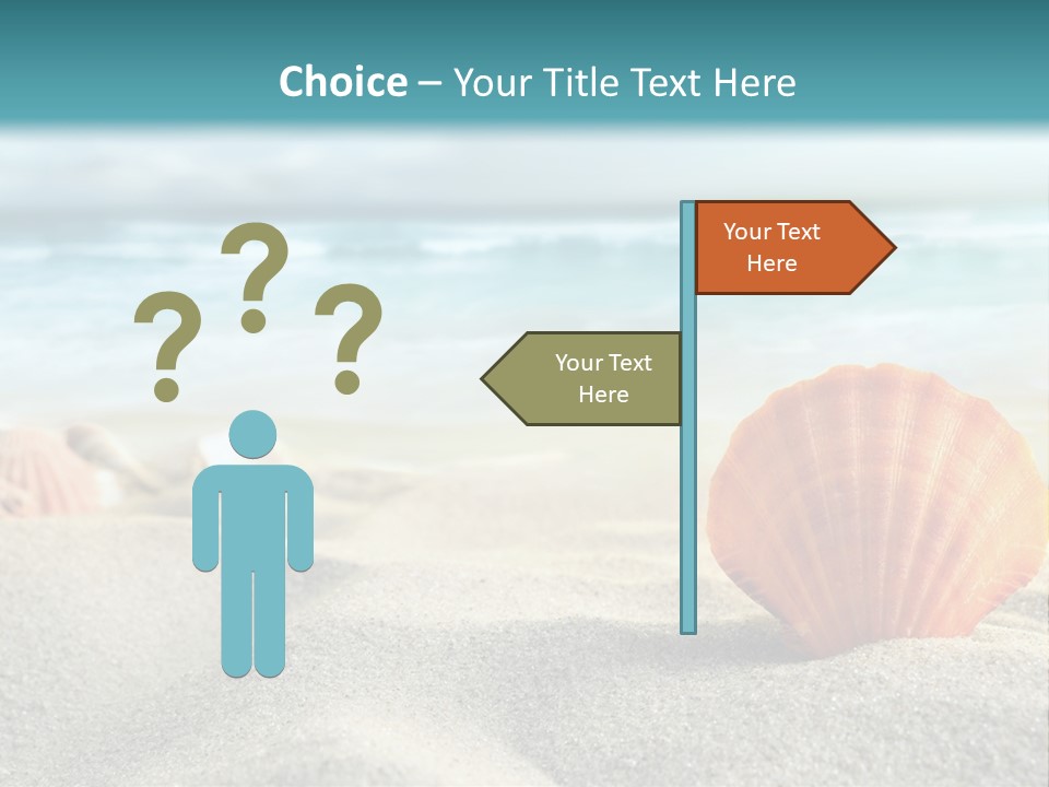 Blue Relaxation Ocean PowerPoint Template