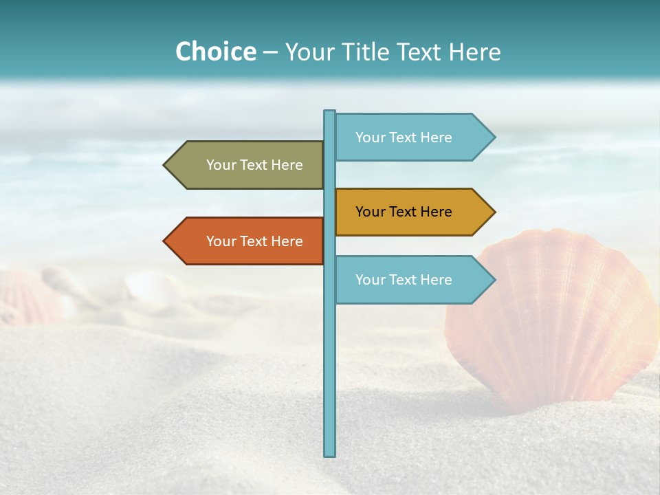 Blue Relaxation Ocean PowerPoint Template