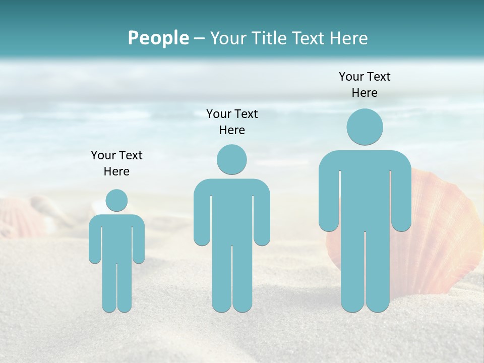 Blue Relaxation Ocean PowerPoint Template