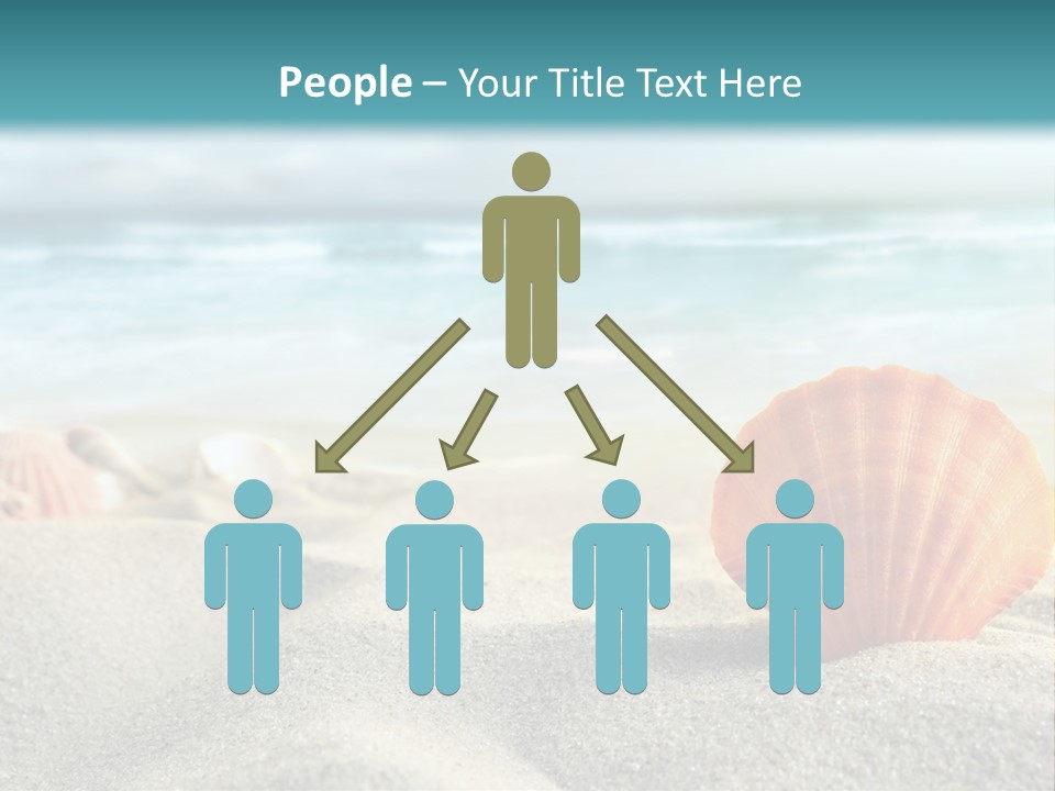 Blue Relaxation Ocean PowerPoint Template