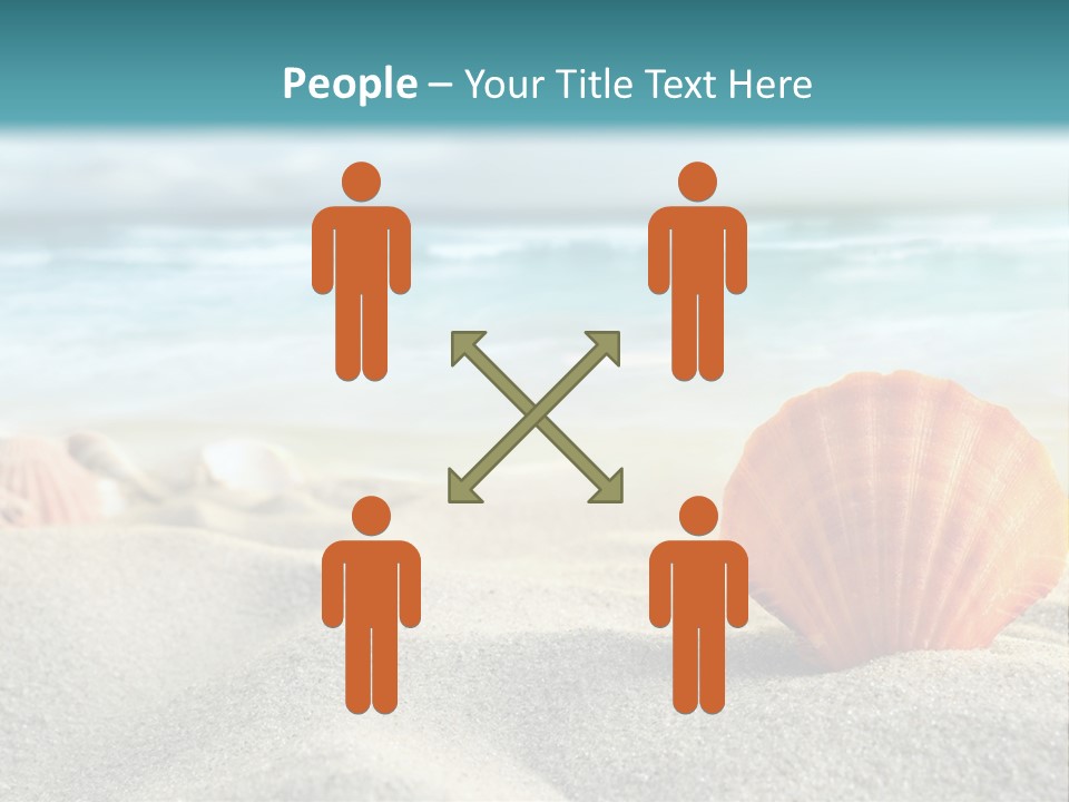 Blue Relaxation Ocean PowerPoint Template