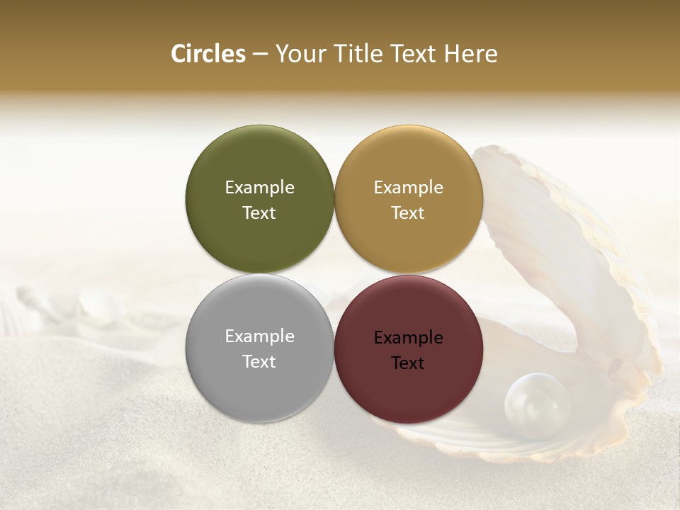 Blue Day Sunbathing PowerPoint Template