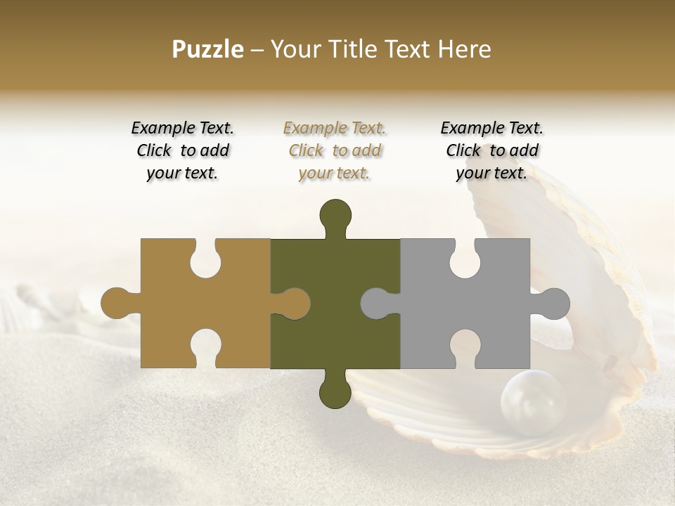 Blue Day Sunbathing PowerPoint Template