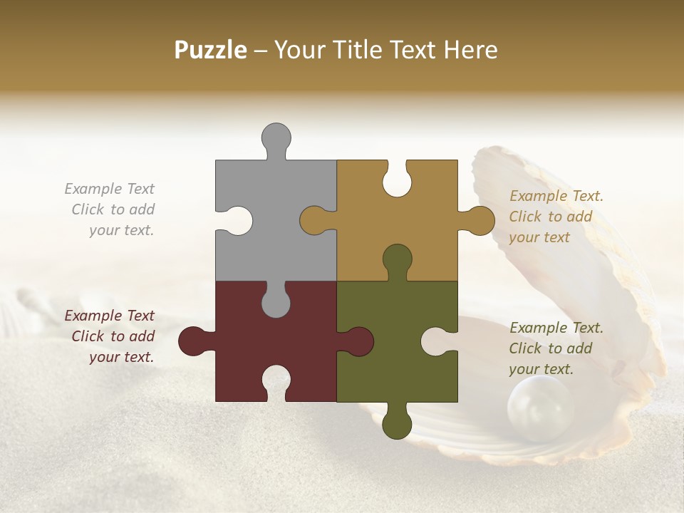 Blue Day Sunbathing PowerPoint Template