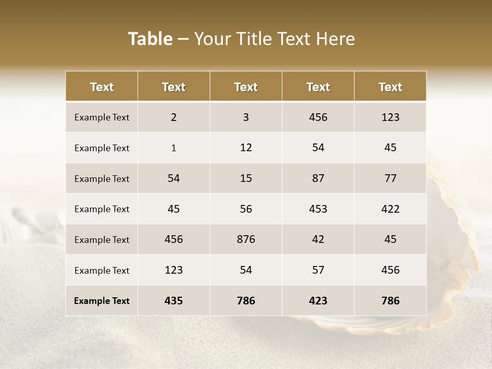 Blue Day Sunbathing PowerPoint Template