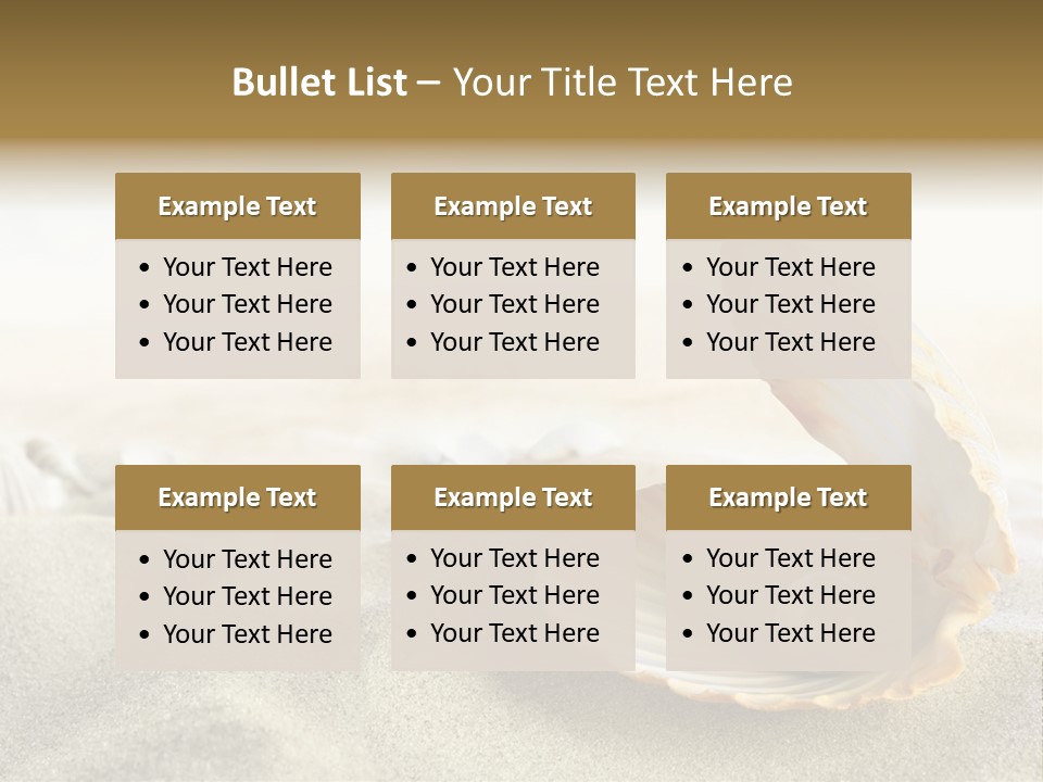 Blue Day Sunbathing PowerPoint Template