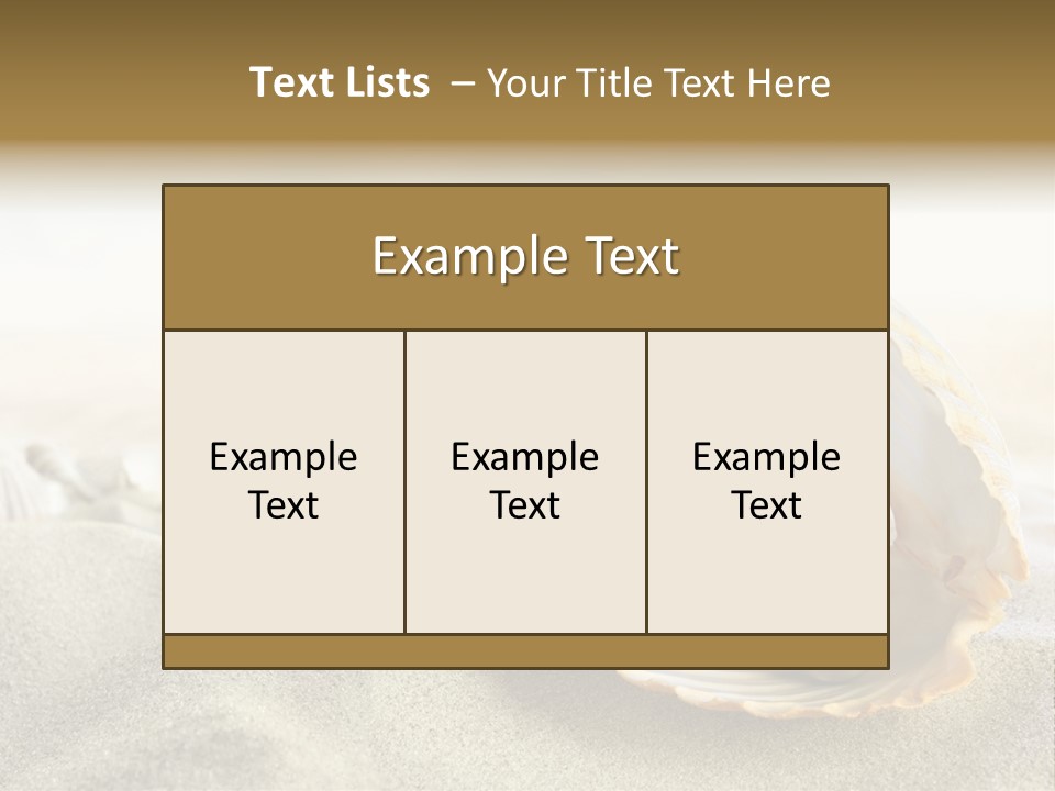 Blue Day Sunbathing PowerPoint Template