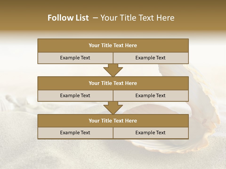 Blue Day Sunbathing PowerPoint Template