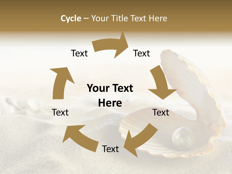 Blue Day Sunbathing PowerPoint Template