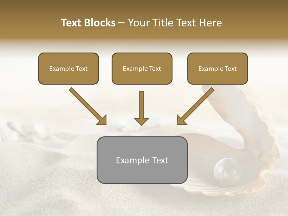 Blue Day Sunbathing PowerPoint Template