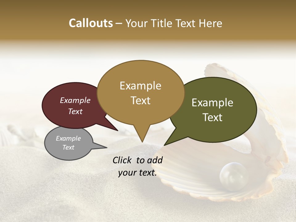 Blue Day Sunbathing PowerPoint Template