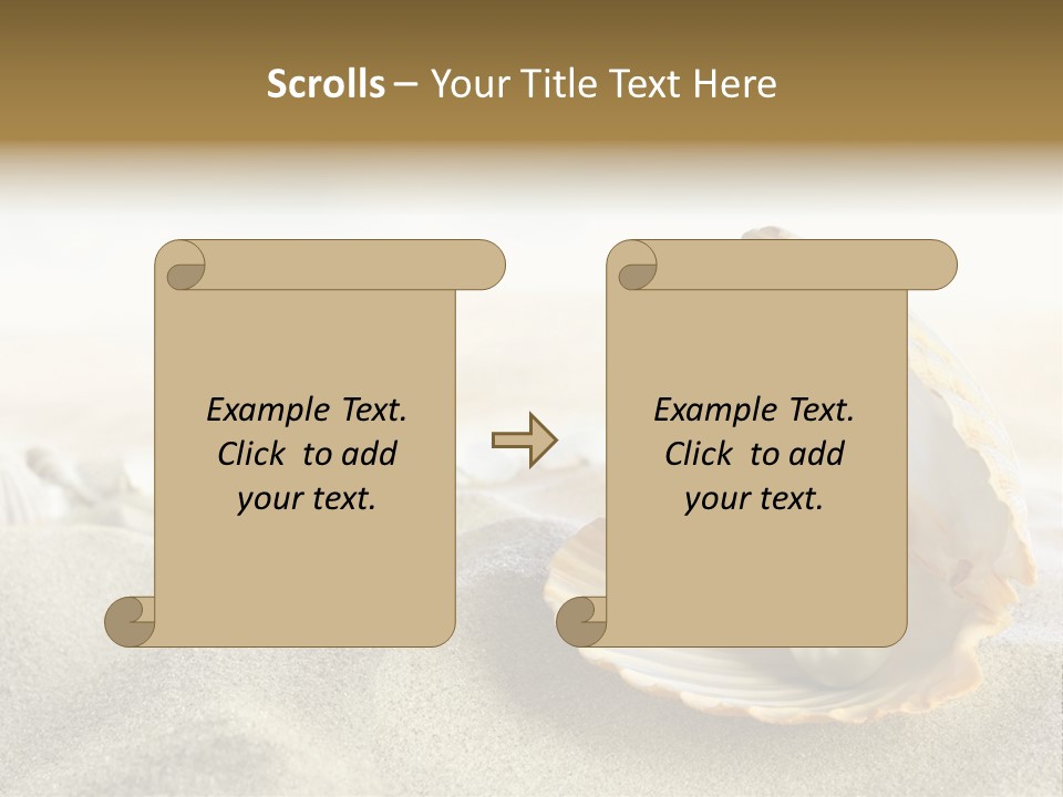 Blue Day Sunbathing PowerPoint Template