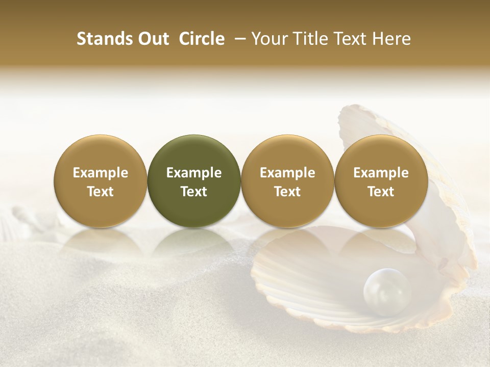 Blue Day Sunbathing PowerPoint Template