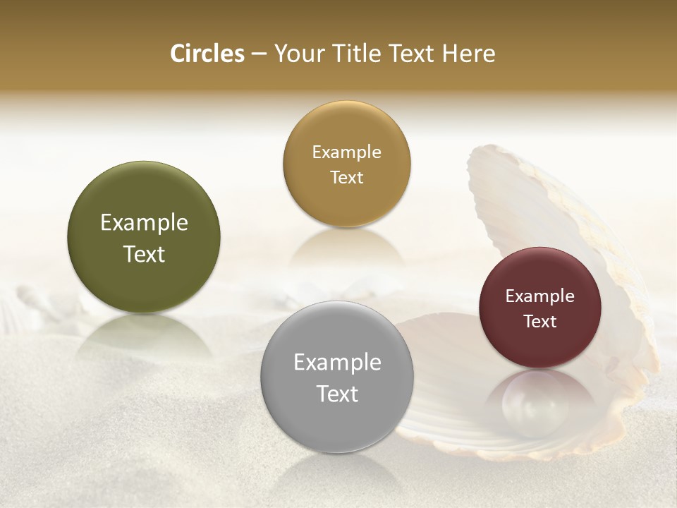 Blue Day Sunbathing PowerPoint Template