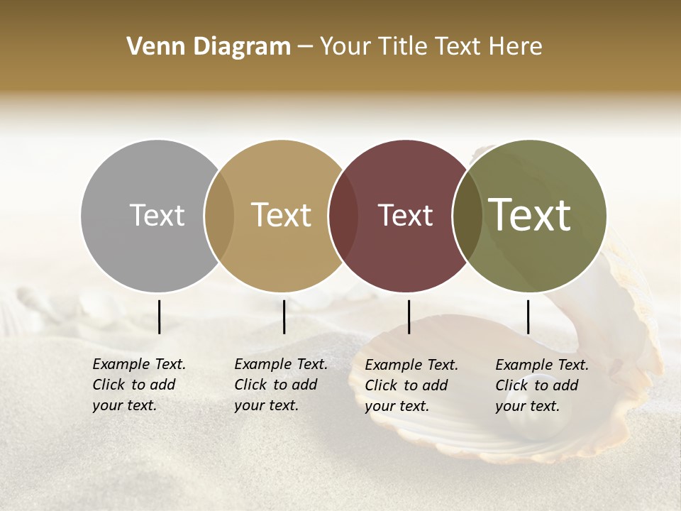 Blue Day Sunbathing PowerPoint Template