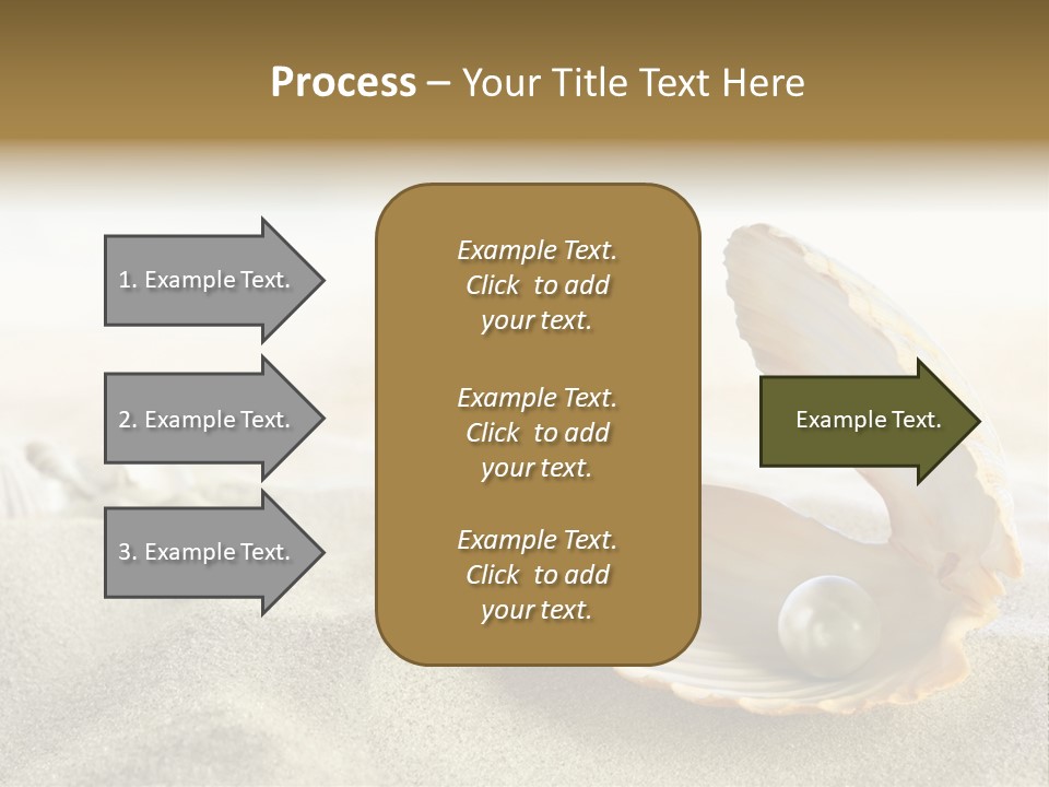 Blue Day Sunbathing PowerPoint Template