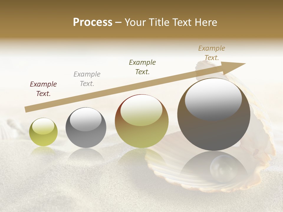 Blue Day Sunbathing PowerPoint Template