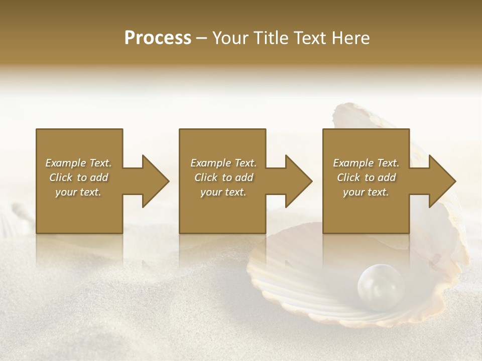 Blue Day Sunbathing PowerPoint Template