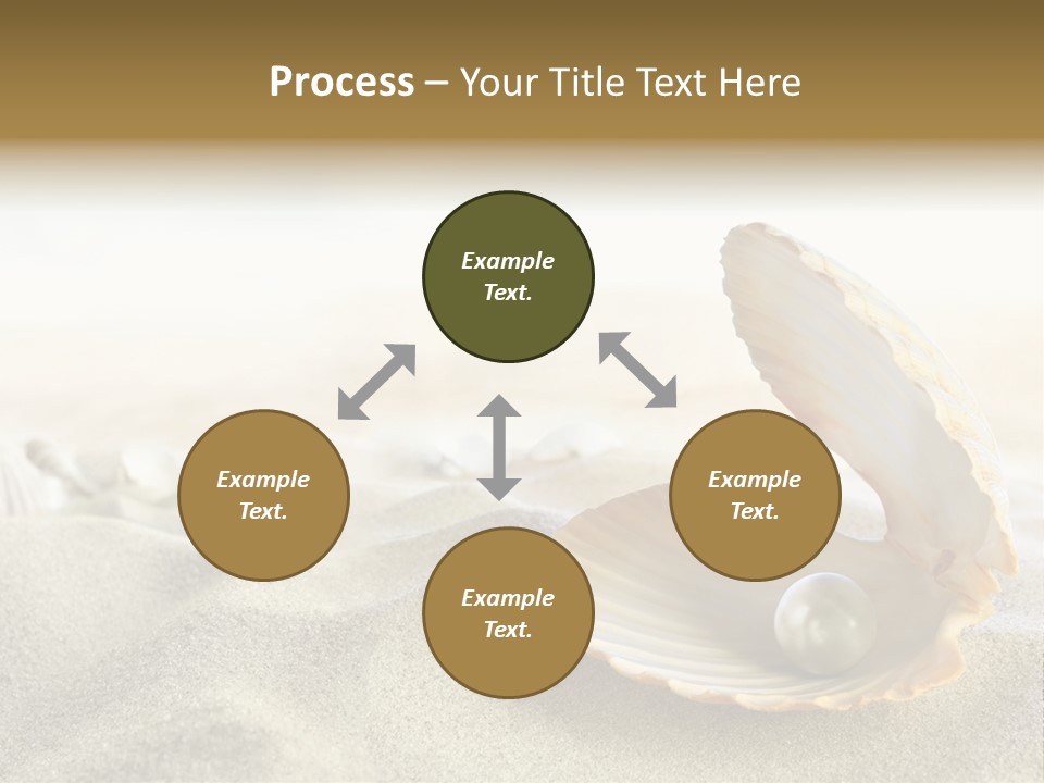 Blue Day Sunbathing PowerPoint Template