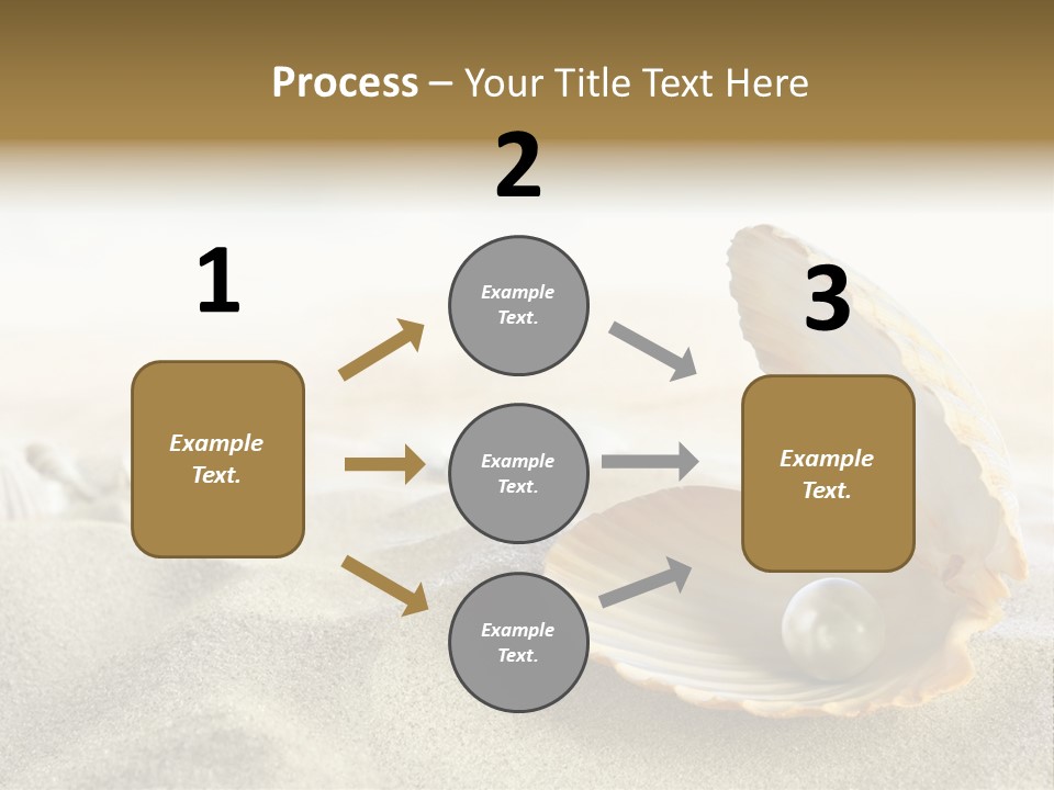 Blue Day Sunbathing PowerPoint Template