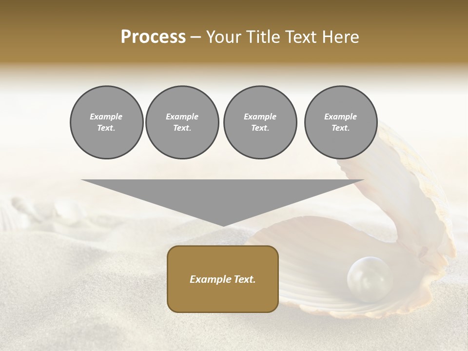 Blue Day Sunbathing PowerPoint Template