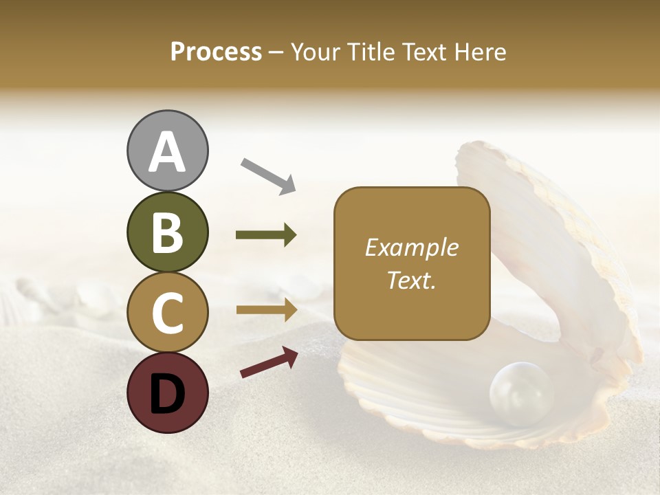 Blue Day Sunbathing PowerPoint Template