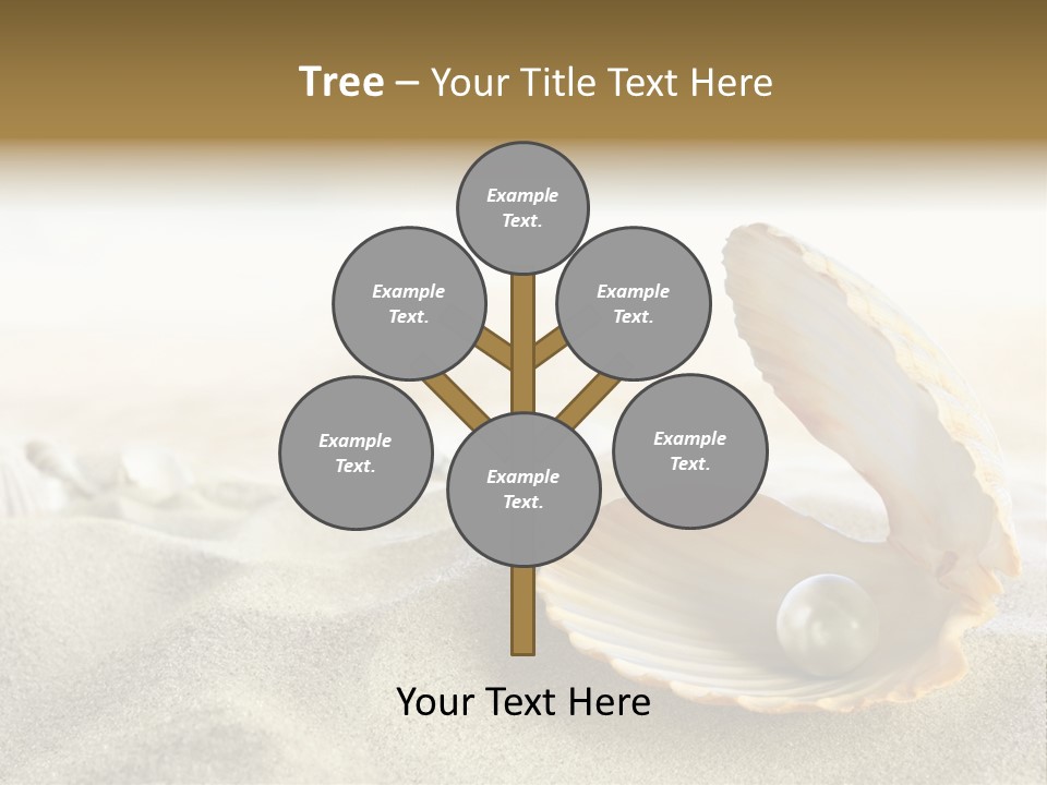 Blue Day Sunbathing PowerPoint Template