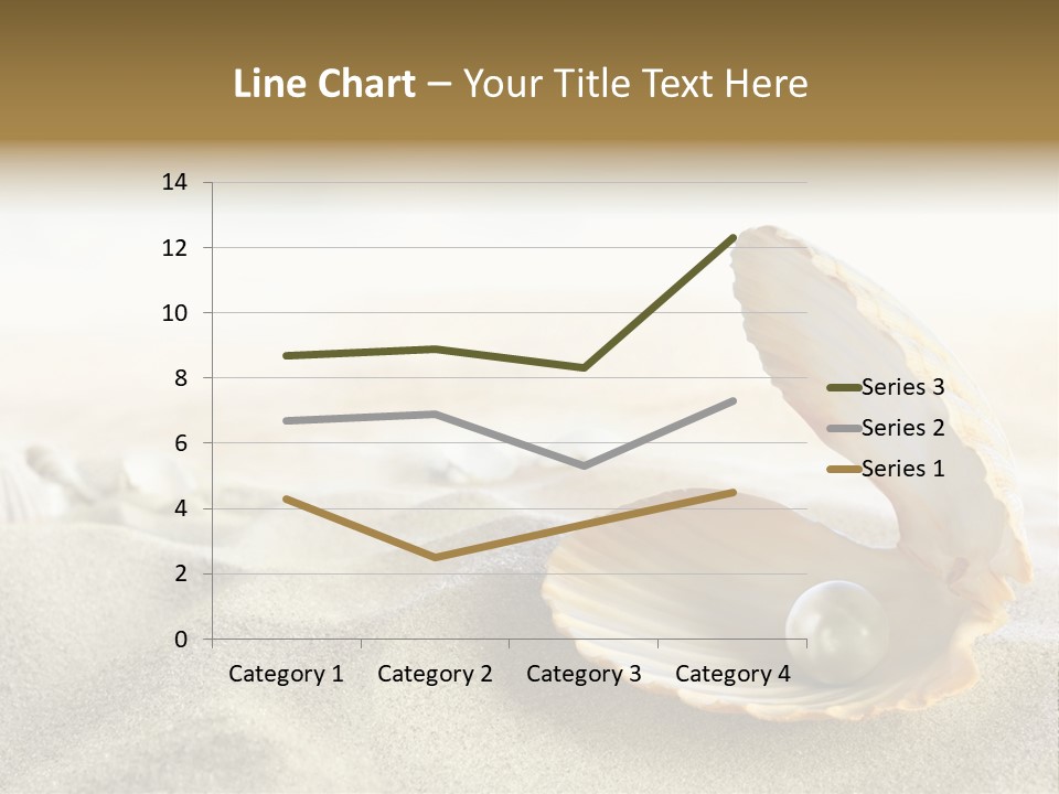 Blue Day Sunbathing PowerPoint Template
