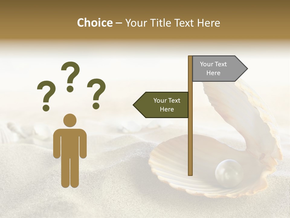 Blue Day Sunbathing PowerPoint Template