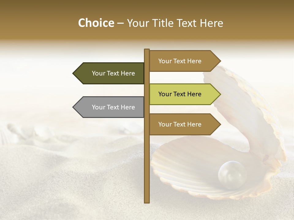 Blue Day Sunbathing PowerPoint Template