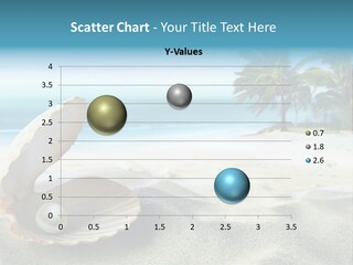 Scenic Seashell Water PowerPoint Template