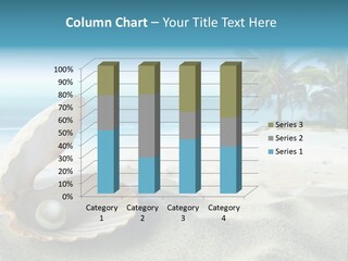 Scenic Seashell Water PowerPoint Template