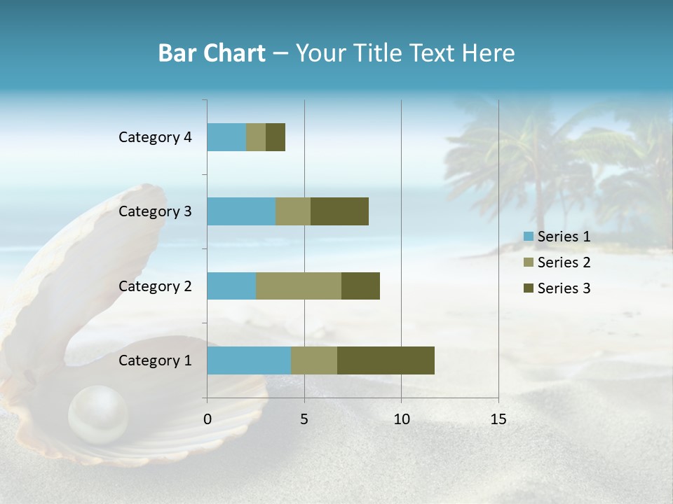 Scenic Seashell Water PowerPoint Template