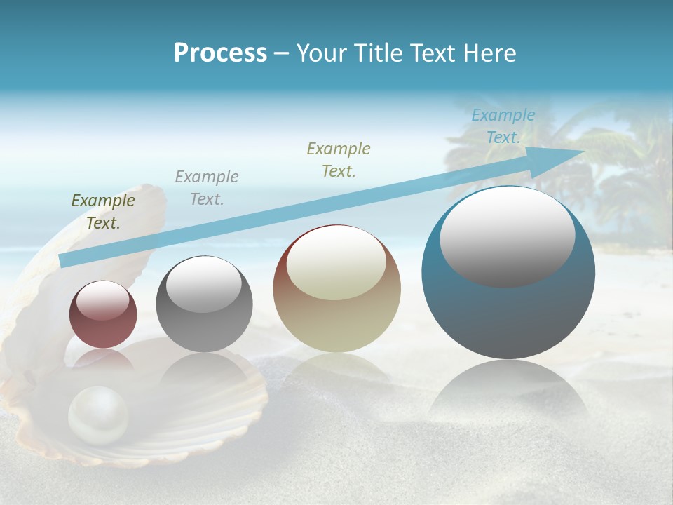 Scenic Seashell Water PowerPoint Template
