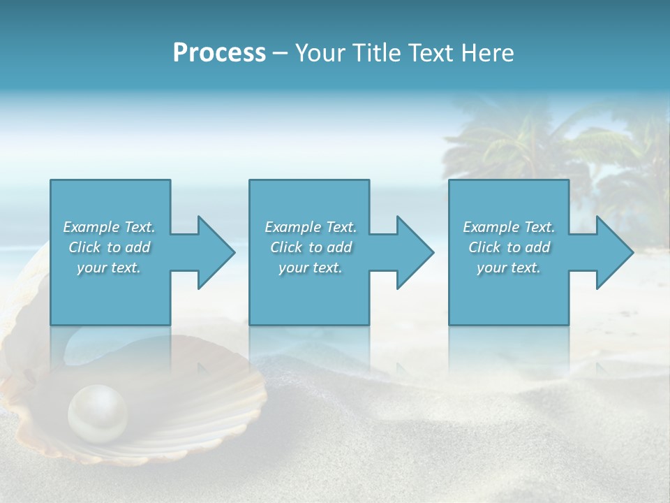 Scenic Seashell Water PowerPoint Template