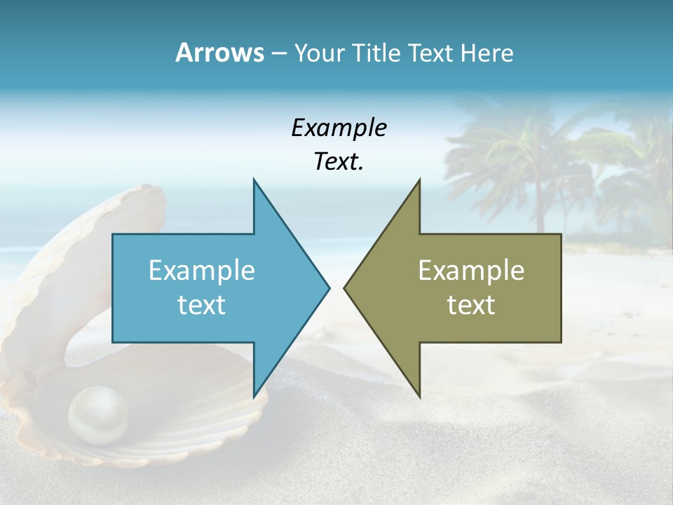 Scenic Seashell Water PowerPoint Template