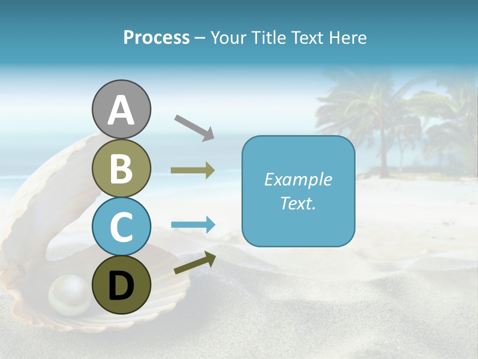 Scenic Seashell Water PowerPoint Template