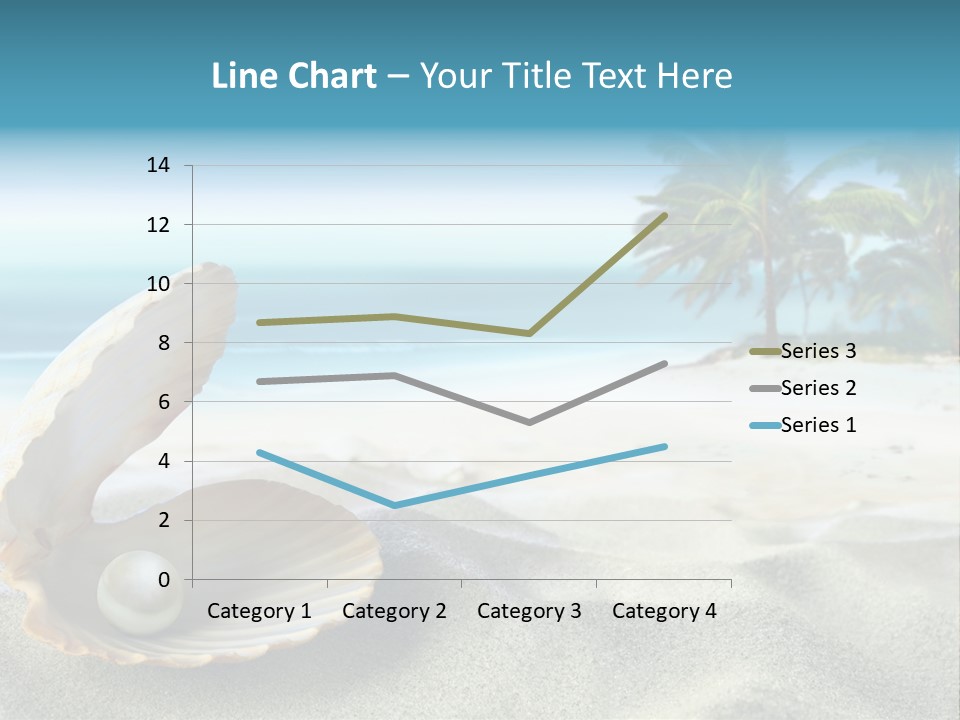 Scenic Seashell Water PowerPoint Template