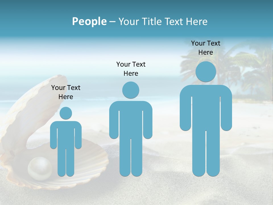 Scenic Seashell Water PowerPoint Template