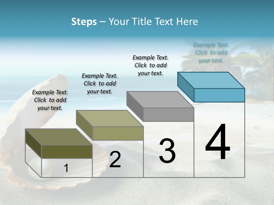 Scenic Seashell Water PowerPoint Template