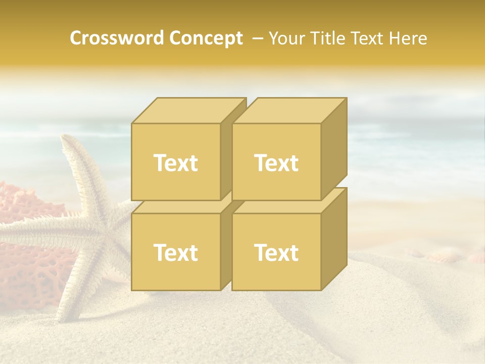 Idyllic Riviera Reef PowerPoint Template