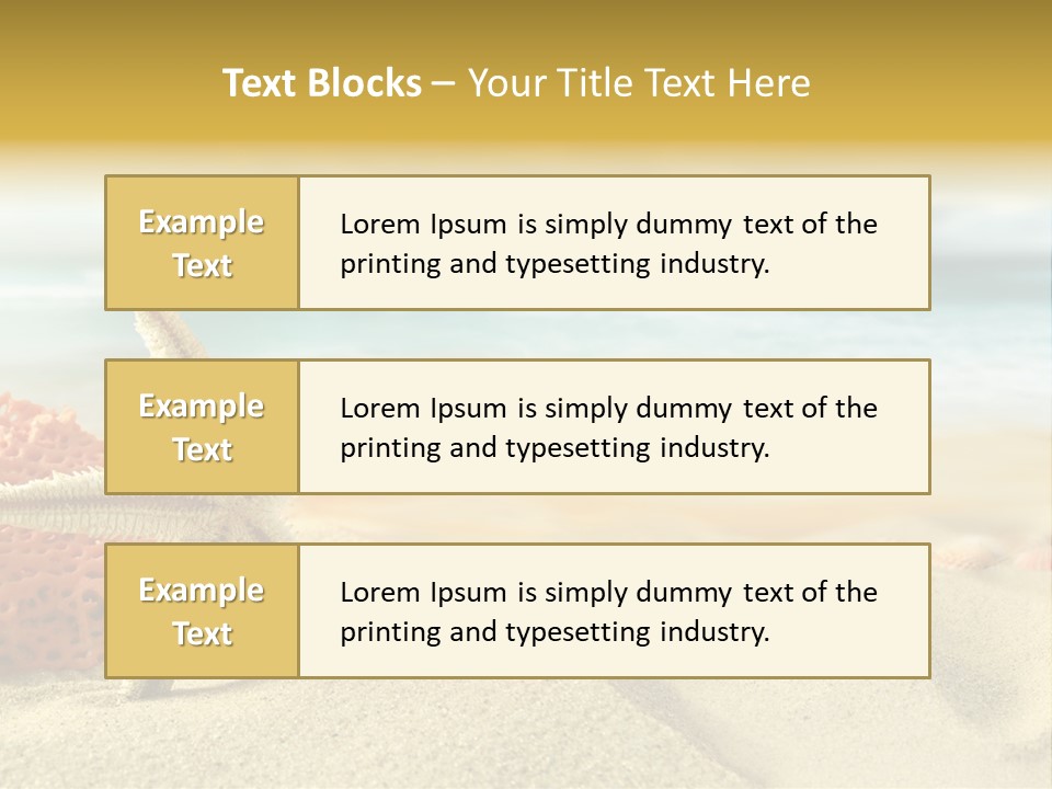 Idyllic Riviera Reef PowerPoint Template