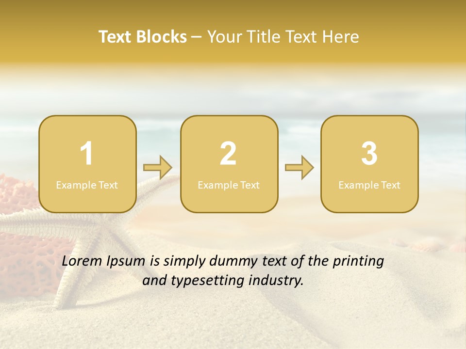 Idyllic Riviera Reef PowerPoint Template