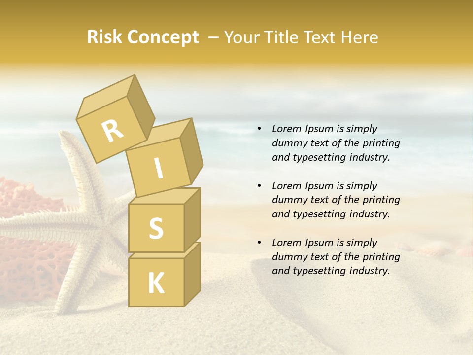 Idyllic Riviera Reef PowerPoint Template