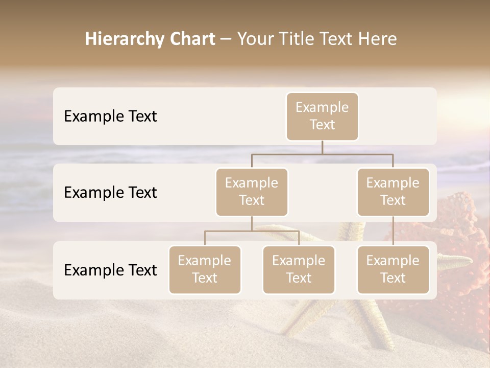 Peaceful Beach Exotic PowerPoint Template