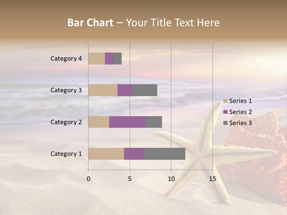 Peaceful Beach Exotic PowerPoint Template