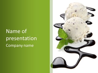 Mint Sweet Chocolate PowerPoint Template