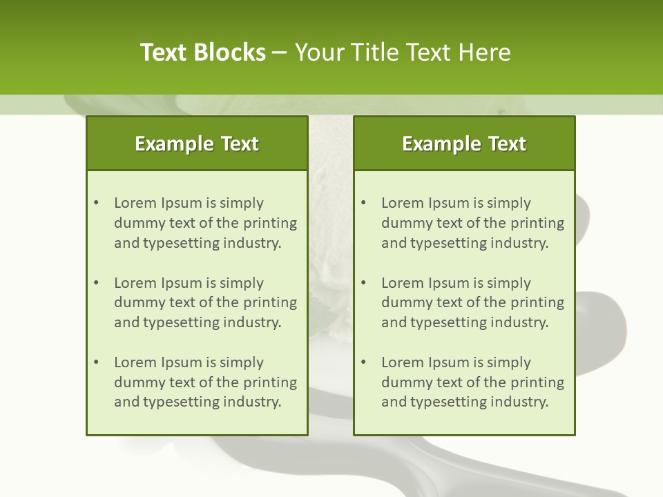 Mint Sweet Chocolate PowerPoint Template